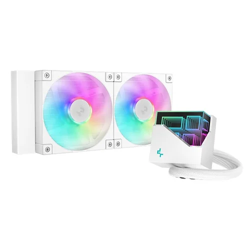 DeepCool LT240 baltas 12 cm skystas aušintuvas image 1