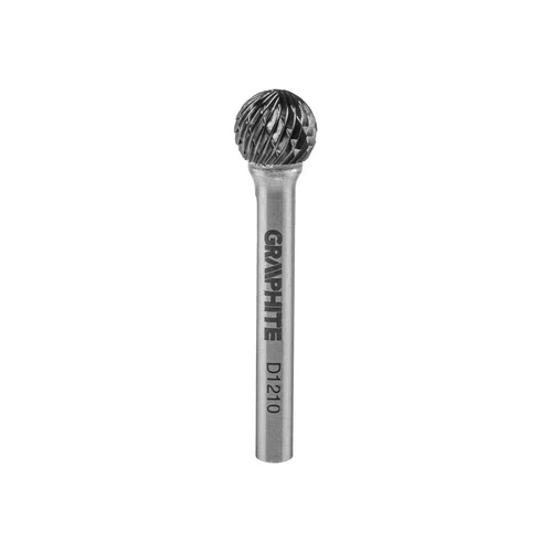 GRAPHITE Metalo freza HM, D tipo, 12x10 mm image 1
