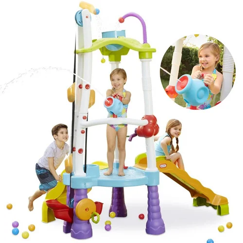 Little Tikes SP0788 vaikų žaidimų aikštelė su čiuožykla image 1