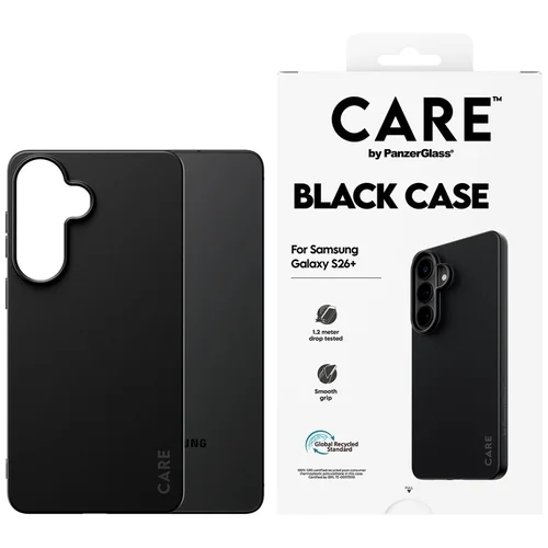 CARE by PanzerGlass TPU dėklas Samsung Galaxy S26+ juodas image 1