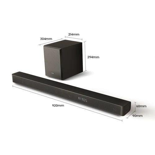 Garso sistema Hisense Dolby Atmos 3.1, AX3100G, juoda image 3