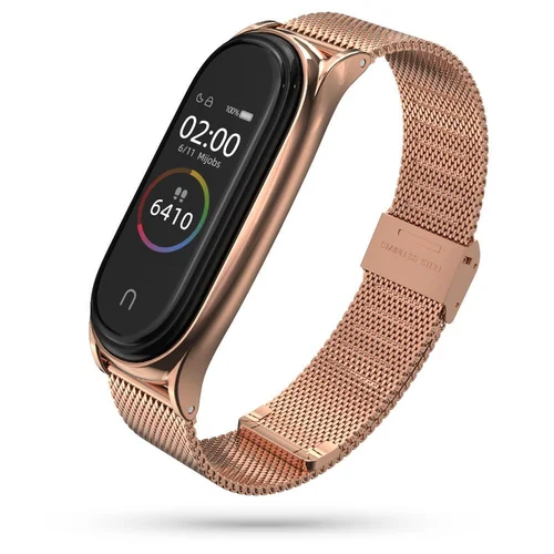 Tech-Protect MilaneseBand dirželis Xiaomi Mi Smart Band 5/6/6 NFC, rožinis image 1