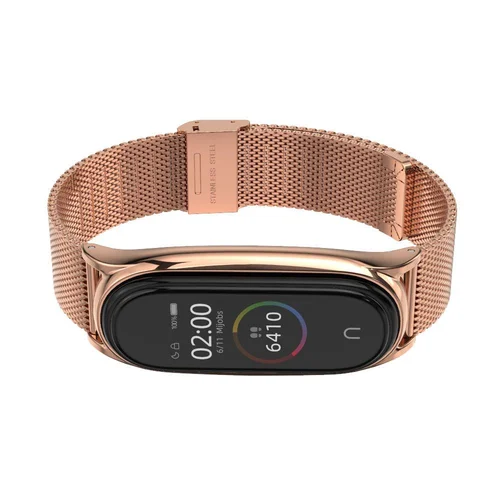 Tech-Protect MilaneseBand dirželis Xiaomi Mi Smart Band 5/6/6 NFC, rožinis image 3