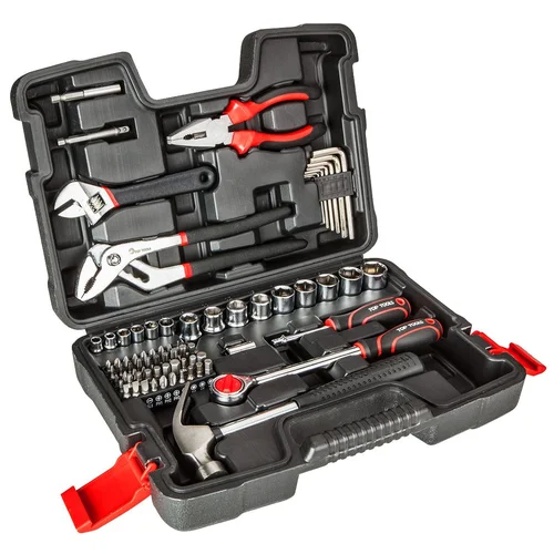 Top Tools 38D510 galvučių ir raktų komplektas 81 vnt. image 1