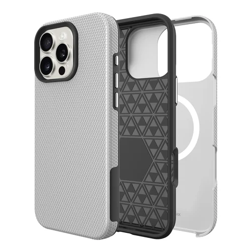 Dėklas Perfectionists Triangle Mag Case Apple iPhone 17 Sidabrinis image 1