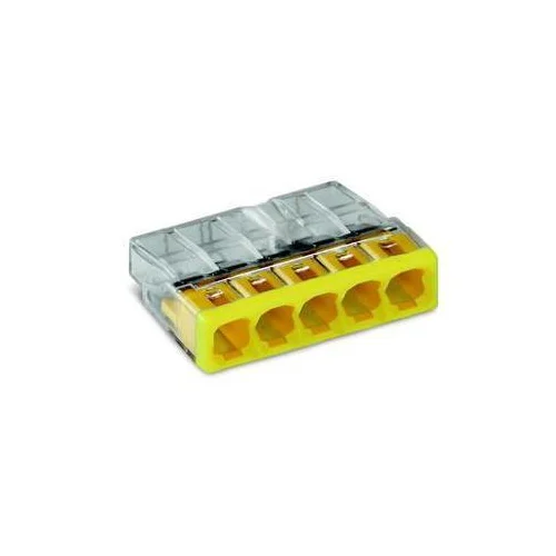 Wago 2273-205/5 laidų jungė, 5×0,5–2,5 mm², 450 V image 1
