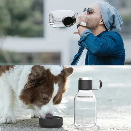 Asobu Dog Bowl Bottle Lite 1500 ml, burgundiška image 2
