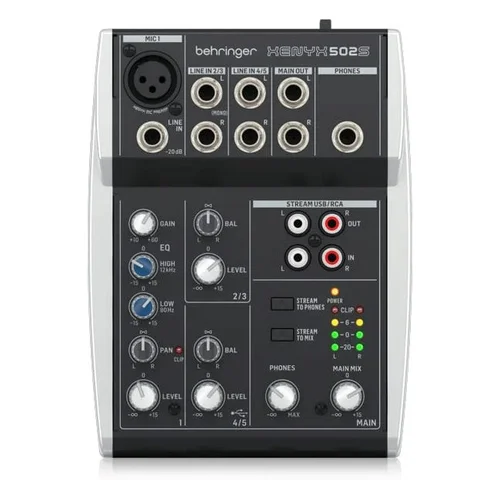 Behringer XENYX 502S 5 kanalų mikseris image 1