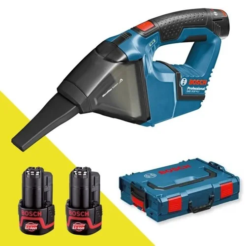 Bosch GAS 12V akumuliatorinis dulkių siurblys, 2x3.0Ah image 1