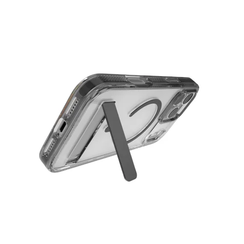ZAGG Santa Cruz Snap KS MagSafe dėklas iPhone 17 Pro Max, skaidrus ir juodas image 2