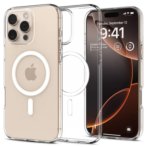 Spigen Liquid Crystal Mag MagSafe dėklas iPhone 16 Pro, skaidrus image 1