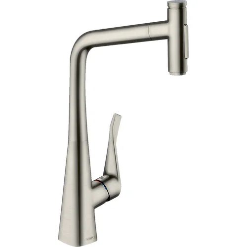 Hansgrohe Metris Select M71 73820000 virtuvinis maišytuvas Nerūdijančio plieno atspalvis image 1