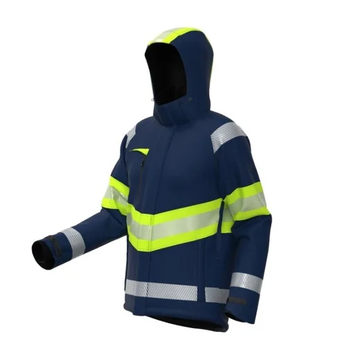 BoSafety WJ-ATLANTA-C1-0204 Žieminė softshell striukė Hi-Vis XL image 3