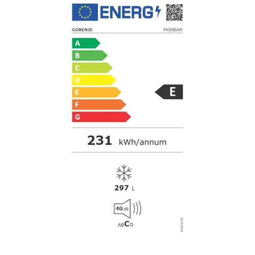GORENJE FH30EAW šaldymo dėžė image 3