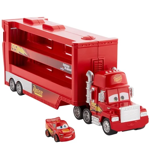 Cars Transporter MACK Žaislinis automobilis Raudonas image 3
