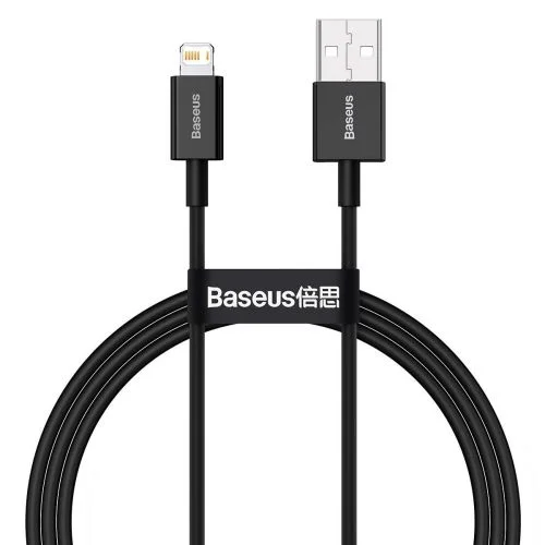 Baseus Lightning Superior Series kabelis 1 m, juodas (CALYS-A01) image 2