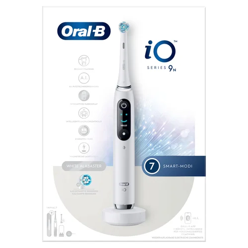 Braun iO Series 9N Balta Alabaster Elektrinis dantų šepetėlis image 2