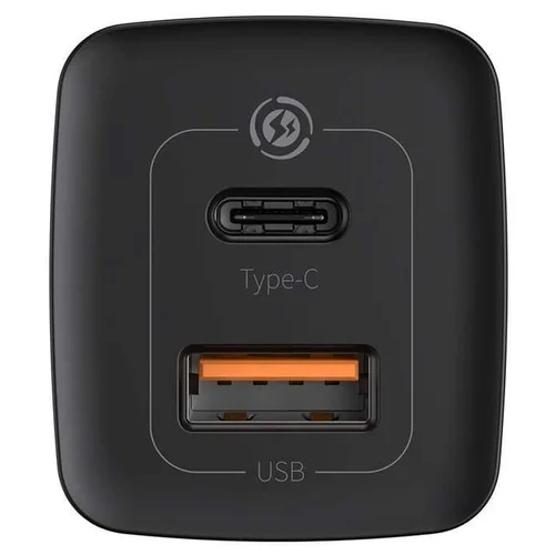 Baseus CCGAN2L-B01 Įkroviklis USB/USB-C, 65 W, Juoda image 2