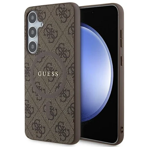 Guess 4G MagSafe dėklas Samsung Galaxy S24+, rudas image 1