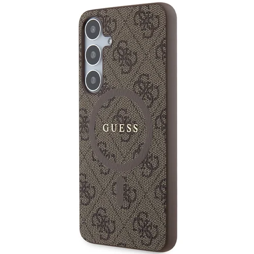 Guess 4G MagSafe dėklas Samsung Galaxy S24+, rudas image 2