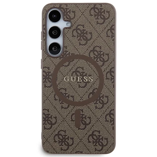 Guess 4G MagSafe dėklas Samsung Galaxy S24+, rudas image 3