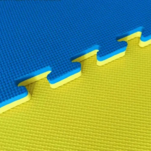 Tatami Puzzle Grindų Danga DW-1002-BY 100x100x2 cm Geltona/Mėlyna image 3