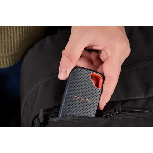 SanDisk Extreme Portable SSD V3 1 TB, raudona ir mėlyna image 3