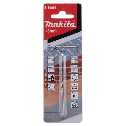 Makita E-10958 TCT grąžtas 3,0 mm 70 mm image 2