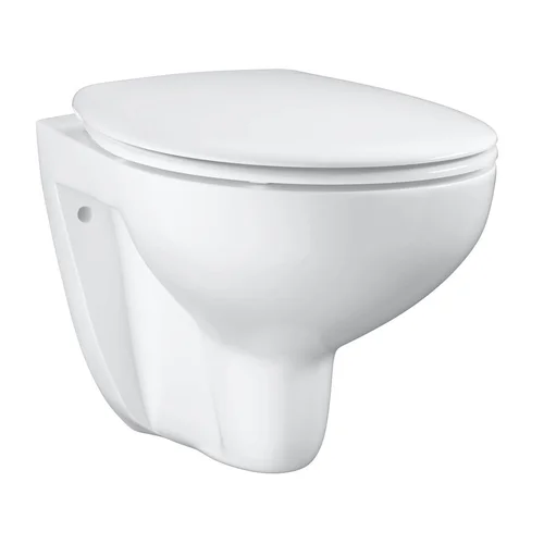 Grohe BauCeramic Rimless pakabinamas klozetas su lėtaeigiu dangčiu image 1