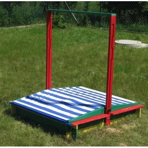 Dobar KC11260 Smėlio dėžė su stogeliu 118×118×120 cm image 3