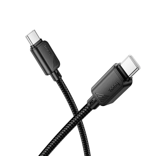 Hoco X113 USB-C į USB-C kabelis, 60 W, 1 m, juodas image 1