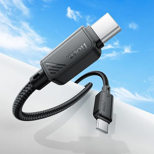 Hoco X113 USB-C į USB-C kabelis, 60 W, 1 m, juodas image 2