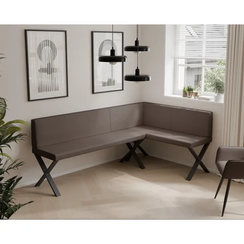 VERO X dešinysis virtuvinis kampas 142 × 196 cm, rudas image 2