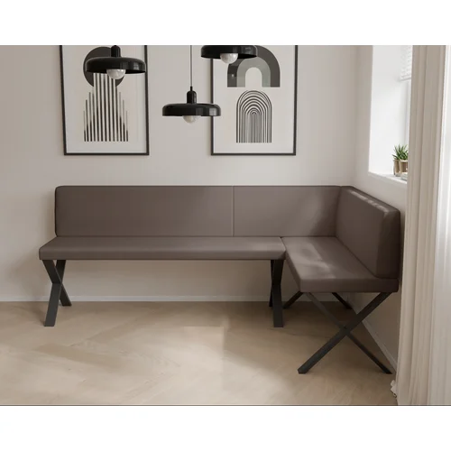 VERO X dešinysis virtuvinis kampas 142 × 196 cm, rudas image 3