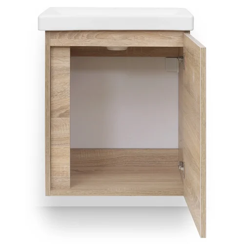 Riva SA50A-5 Sonoma oak Apatinė pakabinama spintelė su praustuvu image 2