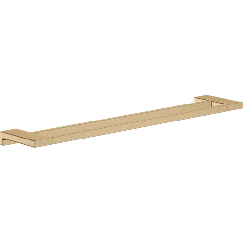 Hansgrohe AddStoris 41743140 dvigubas vonios rankšluosčių laikiklis, šlifuota bronza image 1