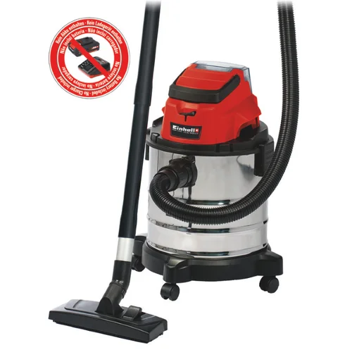 Einhell TC-VC 18/20 Li S- Solo be akumuliatoriaus ir įkroviklio image 2