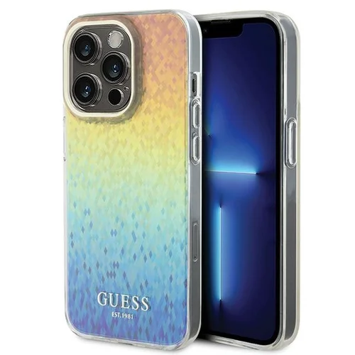Guess IML Faceted Mirror Disco Iridescent dėklas iPhone 14 Pro Max, daugiaspalvis image 1
