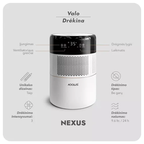 Adolus Nexus evaporacinis oro drėkintuvas image 2