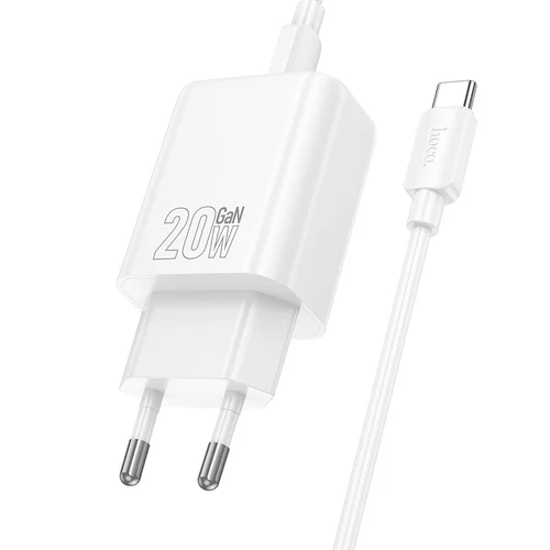 Hoco N60 20W GaN USB-C įkroviklis 1 m USB-C kabelis image 1