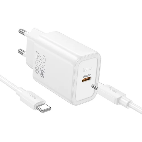 Hoco N60 20W GaN USB-C įkroviklis 1 m USB-C kabelis image 2