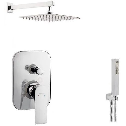 Ferro Squerto SET-SQ1-P chromuotas potinkinis dušo komplektas image 1