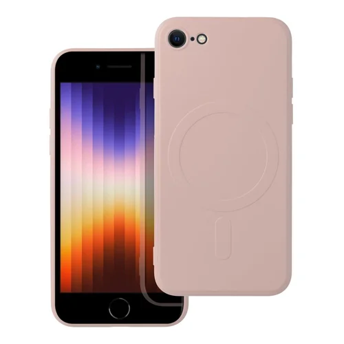 Mag Cover silikoninis dėklas iPhone 7/8/SE 2020/2022, rožinis image 1