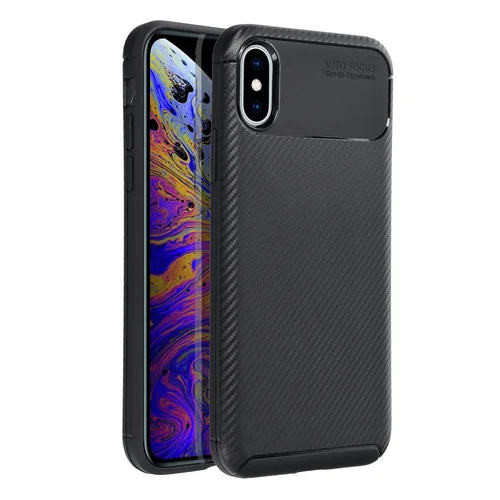 KARBONO PREMIUM dėklas iPhone X/XS, juodas image 1
