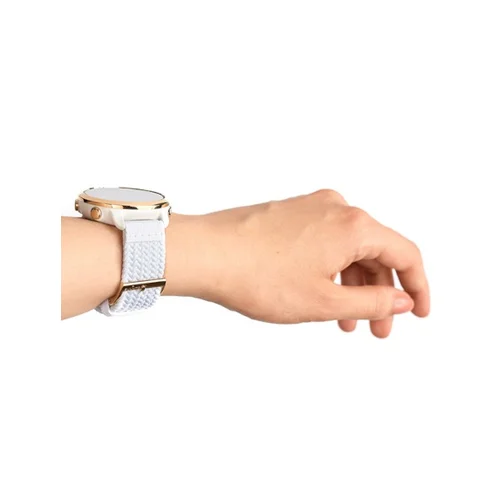 SUUNTO 20mm BRAIDED laikrodžio apyrankė WHITE/GOLD SS050375000 image 2