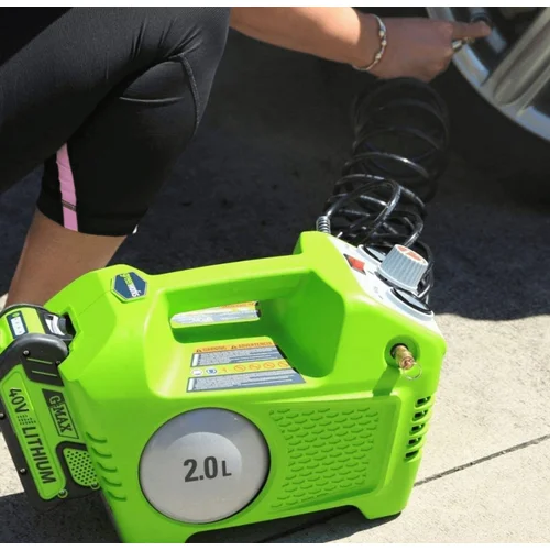 Greenworks G24AC Akumuliatorinis oro kompresorius, 24 V image 3