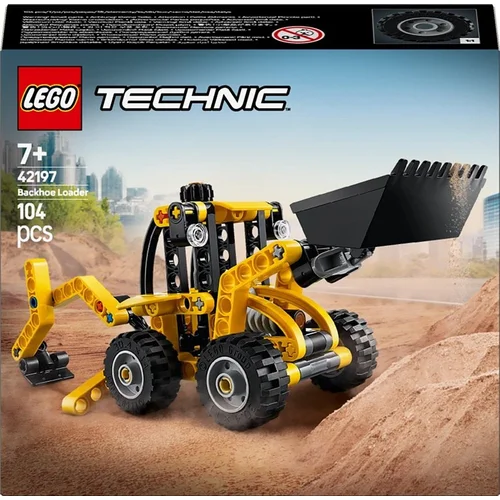 LEGO® Technic Backhoe Loader 42197, 104 vnt. image 1