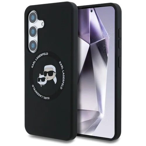 KARL LAGERFELD KLHMS25MSKCHTCK dėklas Samsung S25 Plus, juodas image 1