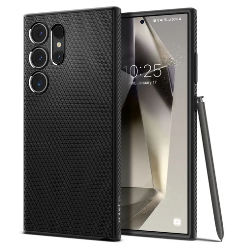 Spigen Liquid Air dėklas Samsung Galaxy S24 Ultra, matinė juoda image 1