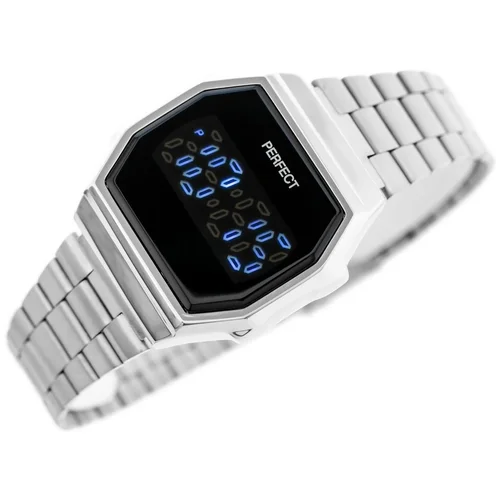 LED PERFECT WATCH A8039 (zp916a) sidabrinis laikrodis image 2